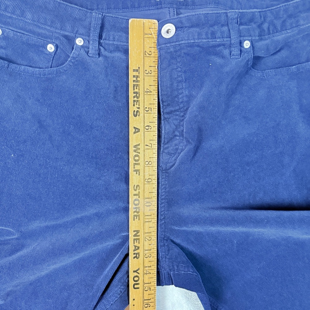 Vineyard Vines Corduroy Pants Womens 35 Navy Blue Excellent Straight Leg Stretch - Picture 4 of 12